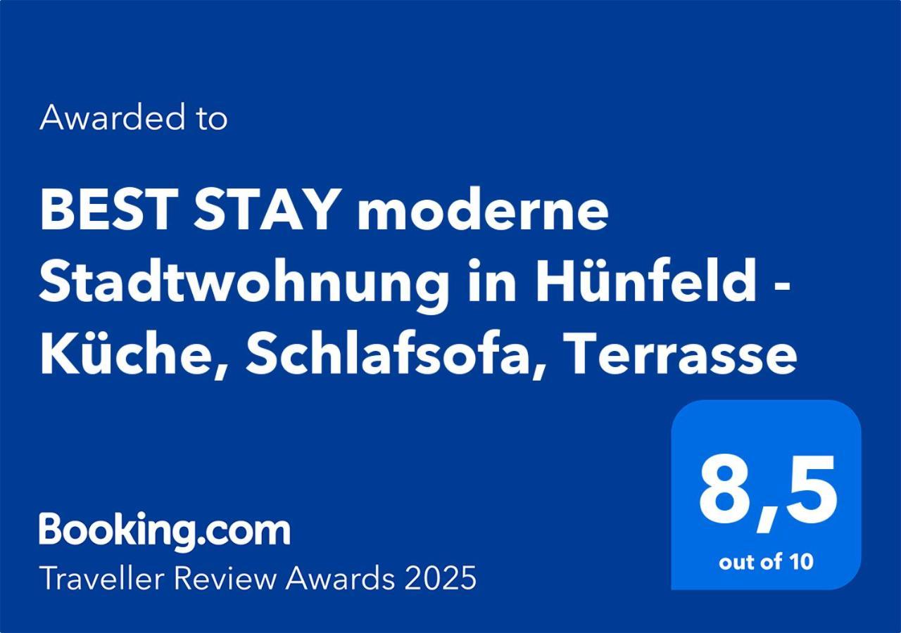 Best Stay Moderne Stadtwohnungen In Huenfeld - Kueche, Schlafsofa, Terrasse Oder Balkon Wlan Smart Tv Экстерьер фото